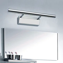 Модный светодиодный светильник-зеркало в современном стиле, 3 Вт, 5 Вт, 7 Вт, мини-светильник из нержавеющей стали для ванной комнаты, спальни, настенные светильники