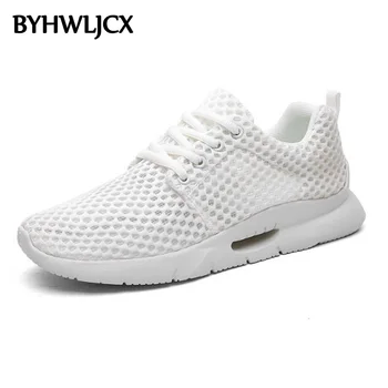 

plus-size summer men shoes EVA sole mesh breathable sneakers suitable for men's outdoor walking casual flat shoes