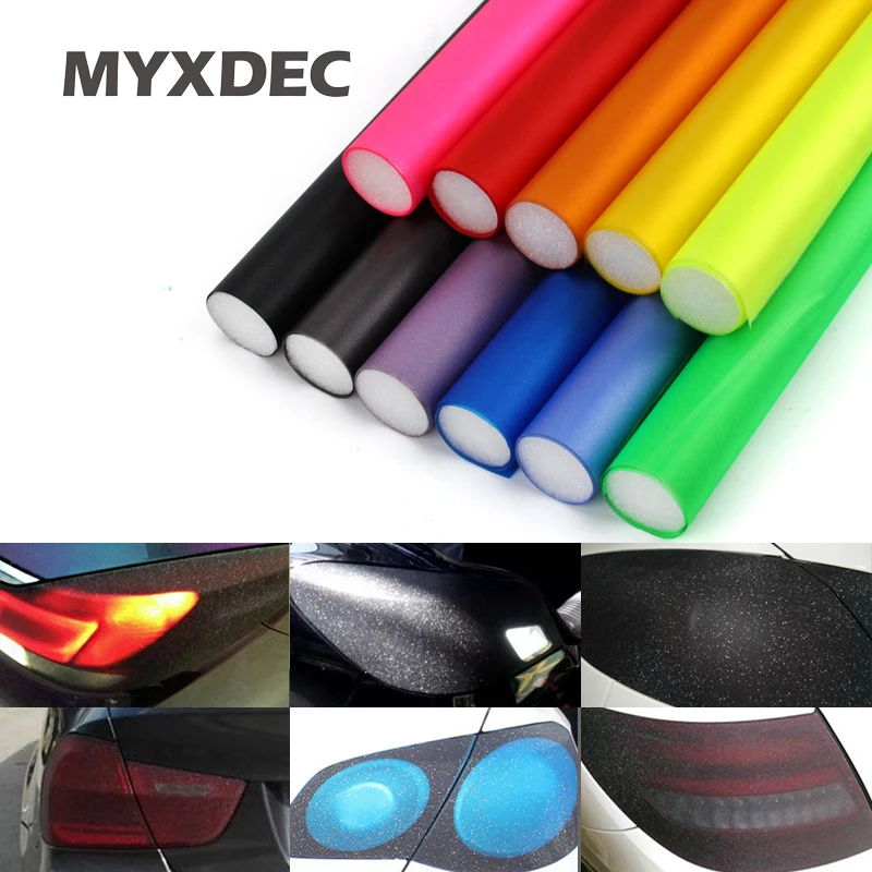 10m/Roll x30Cm Auto Smoke Fog Light Car Flash point HeadLight Taillight Sticker Vinyl Film Sheet Car Decoration Styling