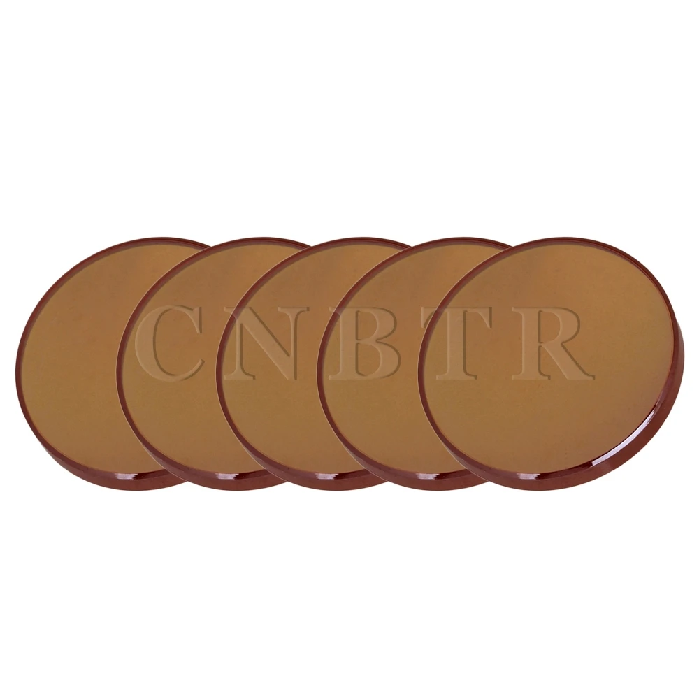 

5pcs Round CNBTR 19mm Dia 38.1mm FL 10.6um Wavelength Brown ZnSe Focal Lens
