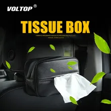 Автомобильный тканевый ящик PU кожаный контейнер для салфеток перекачивающая бумага чехол Авто универсальный солнцезащитный козырек органайзер для бумаг контейнер для салфеток