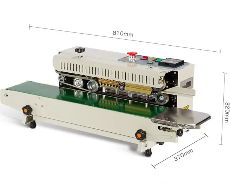 Корпус из нержавеющей стали fr-770 автоматический тепловой пластиковый мешок фольги герметик для мешков прибор, сварочная машина закуска мешки для семян упаковщик