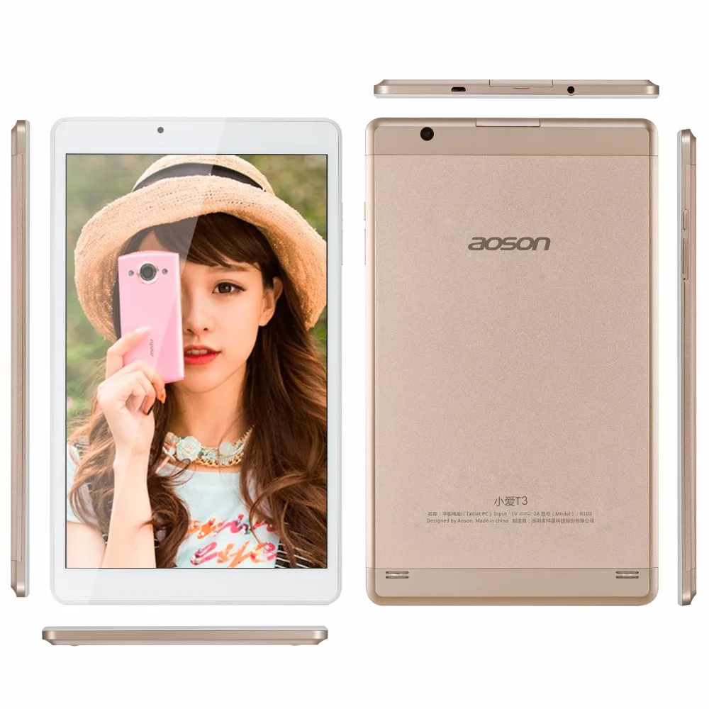 10.1 inch Aoson R103N Android 7.0 Tablet PC 32GB/2GB Quad Core IPS 800*1280 5MP Bluetooth WIFI FM GPS Metal Case Luxury Golden 10.1 inch Aoson R103N Android 7.0 Tablet PC 32GB/2GB Quad Core IPS 800*1280 5MP Bluetooth WIFI FM GPS Metal Case Luxury Golden