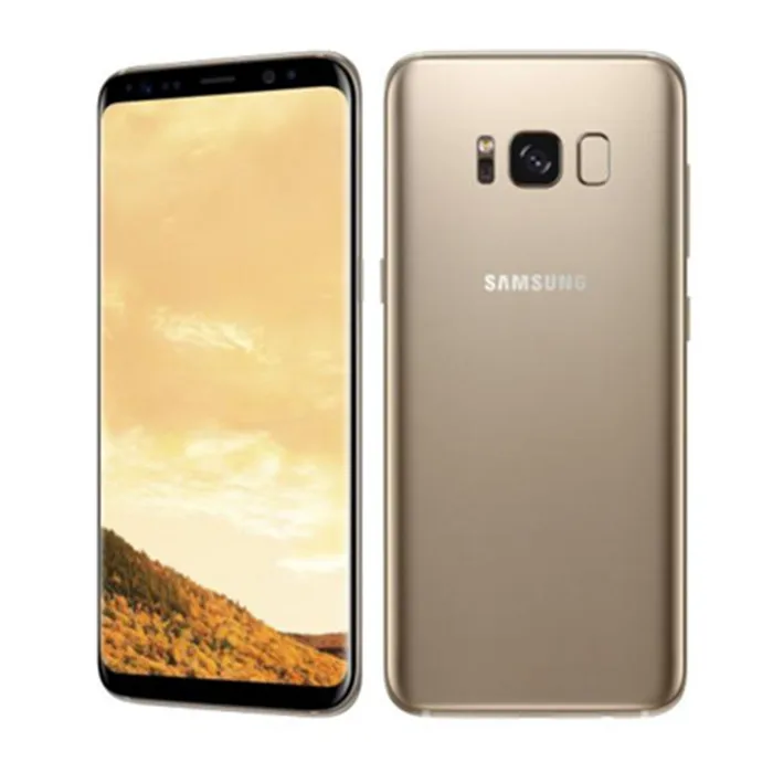 Оригинальный разблокирована samsung Galaxy S8 G950U 4G LTE Android мобильного телефона Octa Core 5,8 "12MP отпечатков пальцев 4 GB Встроенная память 64 GB 3000 mAh