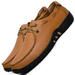 Мужские дышащие кроссовки натуральная кожа доска Бег кроссовки с низким берцем бренд большой плюс большие размеры Zapatos Hombre 349 s