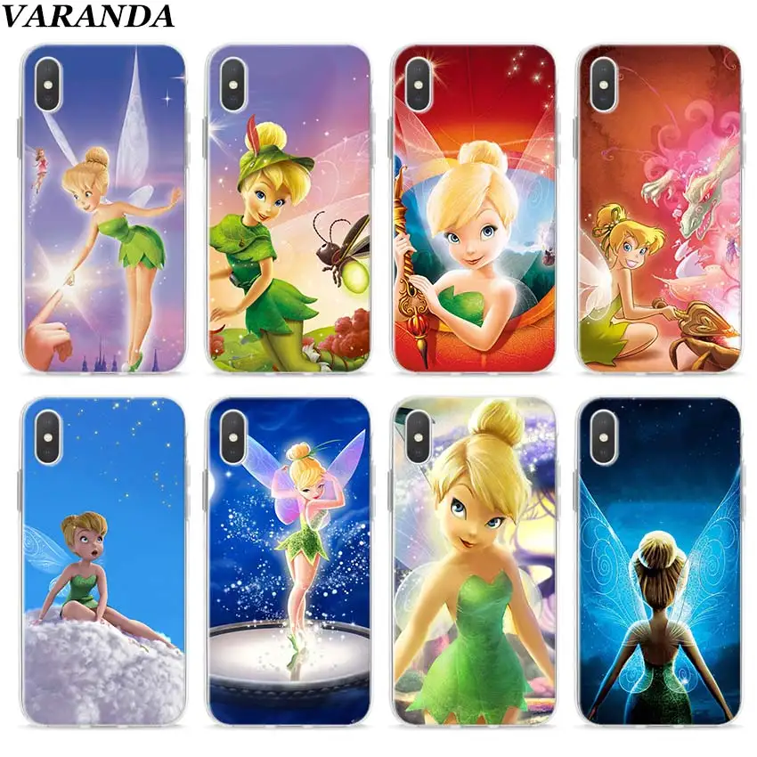

Tinker Bell Tinkerbell Clear Case for Apple iPhone 7 8 Plus 6 6s Plus 5 5s X XR XS MAX TPU Soft cases Coque
