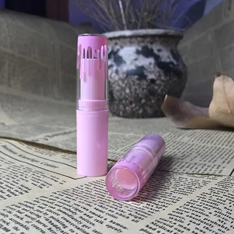 Высокое качество DIY бальзам для губ пустой тюбик губной помады розовый цветной воск трубки розовый тюбик для помады F163