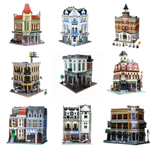 

LEPIN City Series model 15001 15002 15003 15005 15006 15008 15009 15017 15018 Compatible 10251 Building Blocks Bricks DIY Gifts