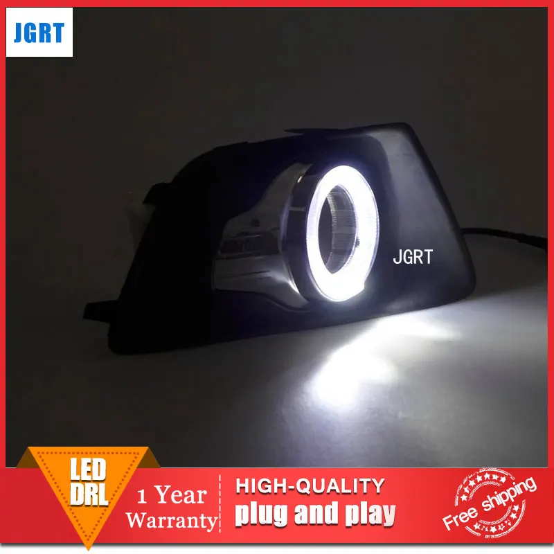 

car 2013-2014 styling For Ford Ecosport LED DRL For Ecosport led fog lamps daytime running light High brightness guide LED DRL