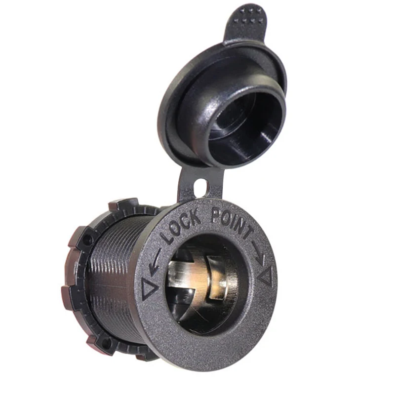 

EAFC Cigarette Lighter Socket 12V Waterproof Car Boat Motorcycle Cigarette Lighter Sockets Power Plug Outlet