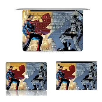 

Laptop Vinyl Decal Sticker Superman VS Batman Skin For Macbook Air Pro Retina 11.6" 12" 15.4" 13.3"A1278 A1465 A1534 16“ A2141