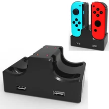 Nintend переключатель светодио дный Indicater зарядная станция станции Зарядное устройство для Nintendos переключатель НС радость-Con контроллер стенд держатель Поддержка