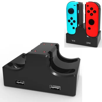 

Nintend Switch LED Indicater Charging Dock Station Charger for Nintendos Switch NS Joy-Con Controller Stand Holder Support