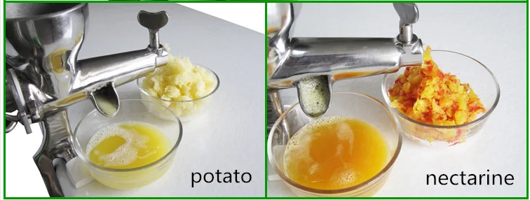 Все из нержавеющей стали руководство трава пшеницы соковыжималка фрукты ручная соковыжималка
