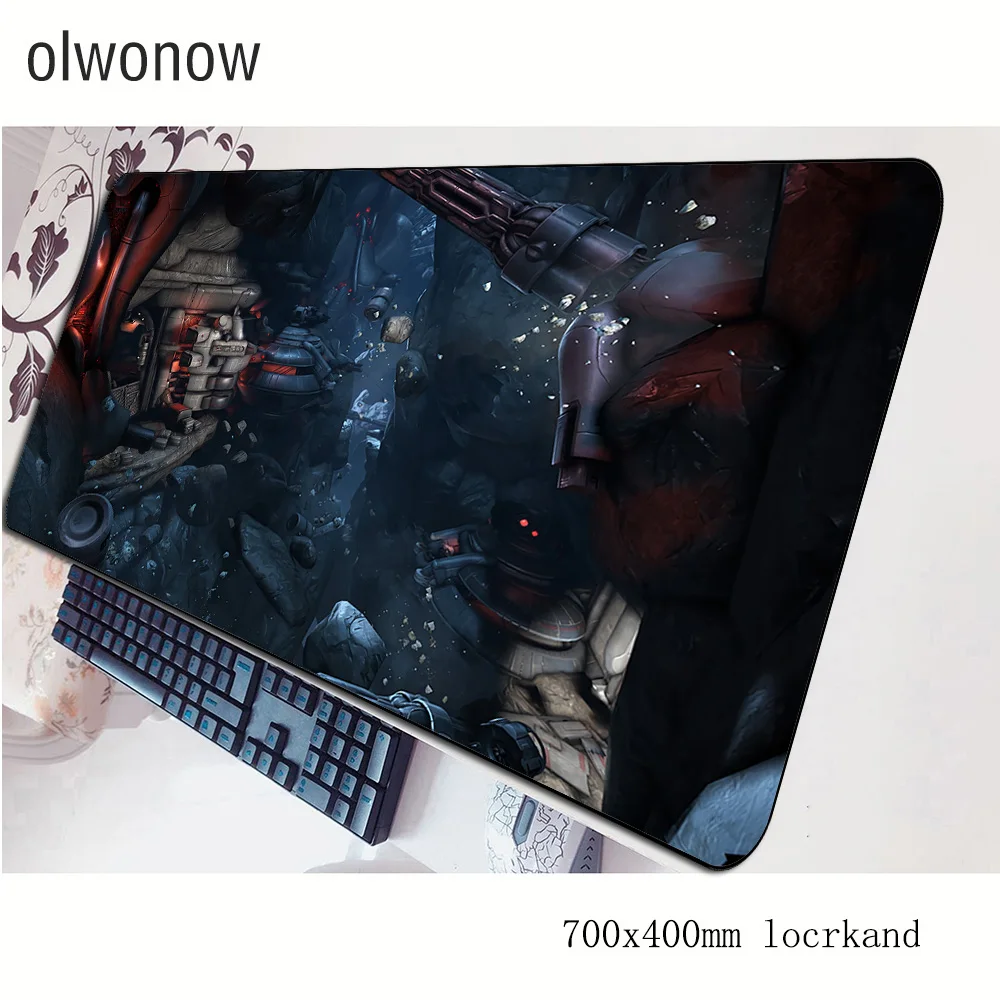 Warframe коврик для мыши высококлассный компьютерный коврик 70x40 см игровой коврик для мыши большая горячая Распродажа клавиатура со встроенной мышью игры ПК геймер стол
