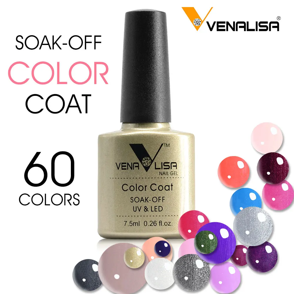 #61508 Venalisa Nail Gel Supply 60 New Colors Gel Lacquer Soak Off UV LED Gel Nail Polish