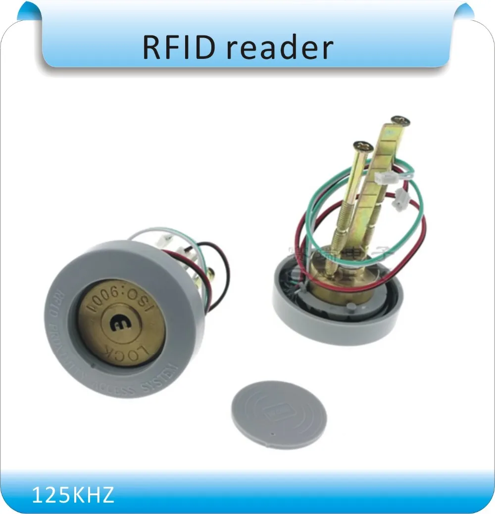 Бесплатная доставка 125 К RFID 52 мм Клей водонепроницаемый card reader/антенна катушки круг замок РФ карты индукционные катушки