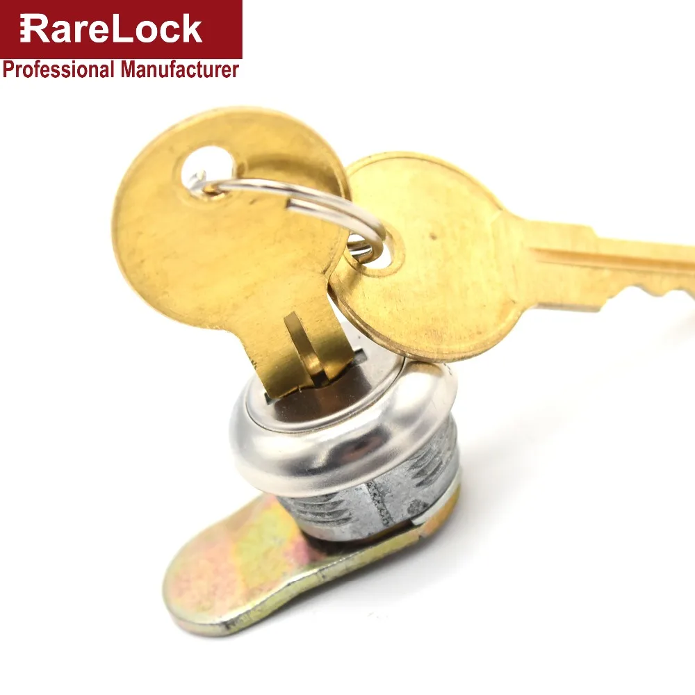 

Rarelock Cam Cylinder Lock Stainless Waterproof Mini Security Lock For Mailbox Cabinet Drawer Cupboard Locker Furniture Hardware