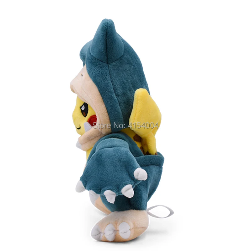 Аниме Пикачу Косплей Snorlax Tyranitar Pikachu Peluche Плюшевые игрушки Рождественский подарок для детей стиль