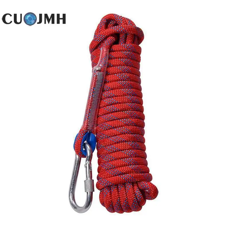 

10m*10mm Outdoor Climbing Safety Rope Outdoor Survival Tool Parachute Cord Firm And Practical Rock Climbing Safety Rope