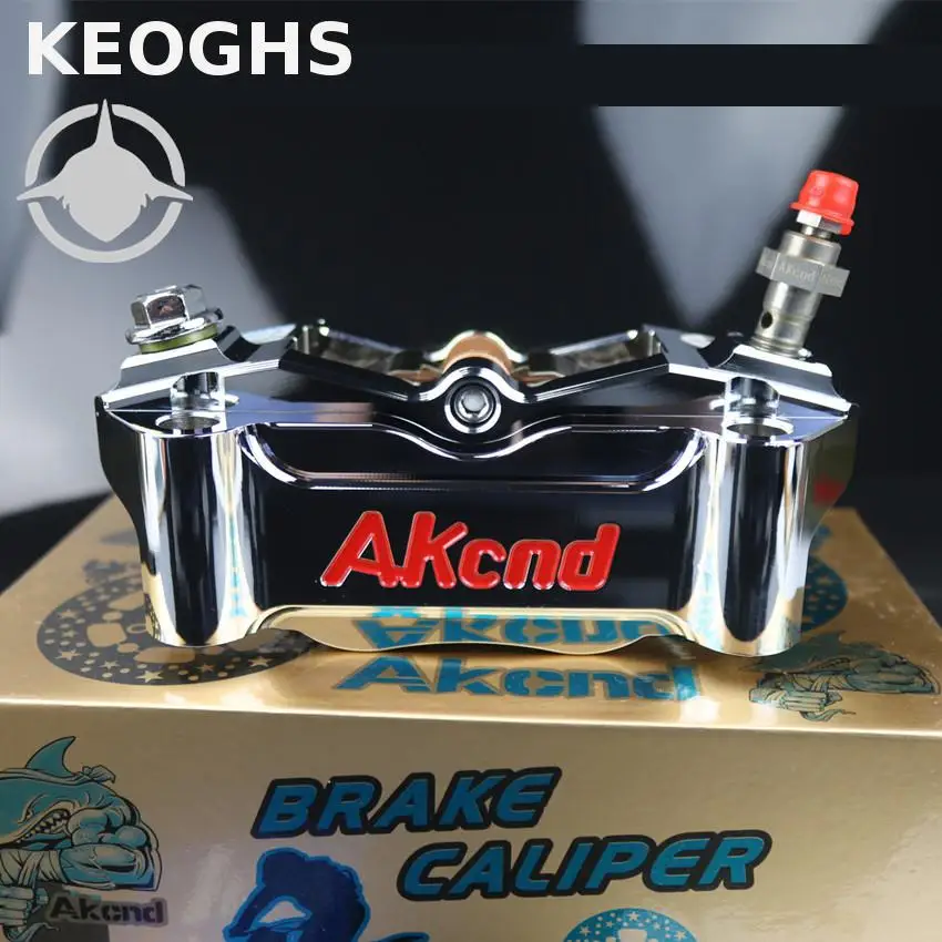 

KEOGHS Motorcycle Brake Caliper Front Hydraulic Disc Brake 100mm Location Electroplated Color For Honda Yamaha Kawasaki Ducati