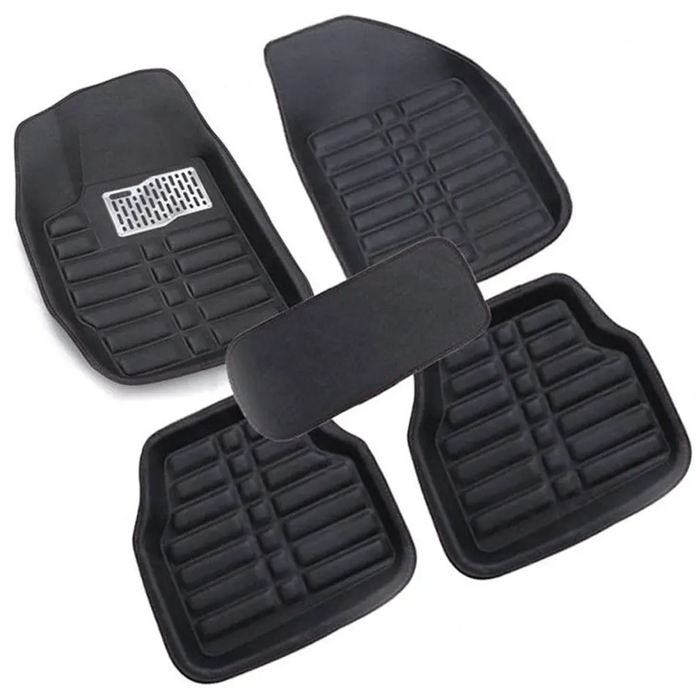 VEHEMO 5pcs car floor mats foot pad car carpet mats for the car left