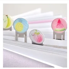 8 шт./партия канцелярские принадлежности фрукты креативный милый мультфильм выдолбленные освежающие Студенческие закладки металлические закладки