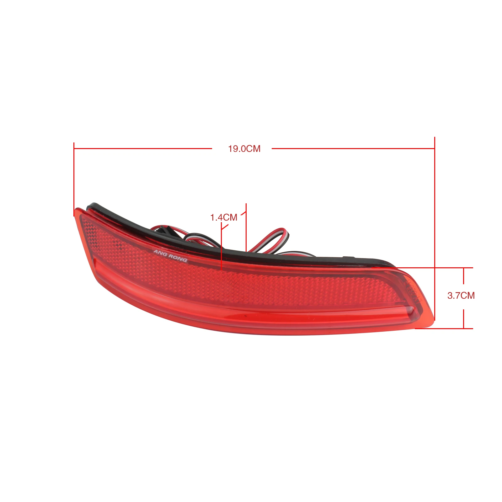 Angrong 2x красный задний бампер отражатель светодиодный стоп-сигнал светильник для Lexus ES GS 250 350 300h 450h 2012+ для Защитные чехлы для сидений, сшитые специально для Toyota Corolla