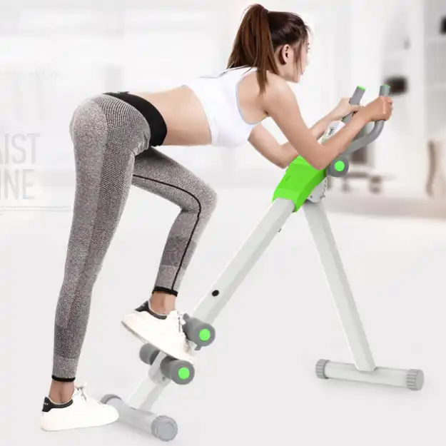 Free Shipping Men Women Ab Crunch Machine Foldable Abdominal Bench