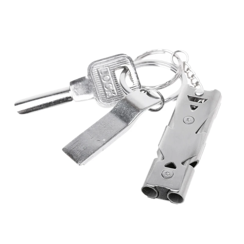 

Double Tubes High Decibel Survival Rescue Emergency Whistle Outdoor Accessories