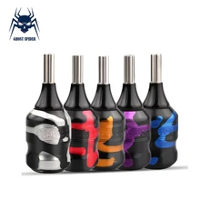 Картридж с рукояткой для татуировки 32 мм Регулируемые картриджи для татуировки из алюминиевого сплава рукоятки трубки и полюс для флеш тату-машины