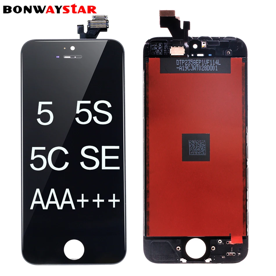 Оригинальный ЖК экран для Apple iPhone5/5C/5S/SE дисплей цифровой преобразователь экрана в