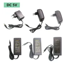 DC5V 1A 2A 3A 6A 8A 10A светодиодный адаптер питания Вход AC100 240V на выход