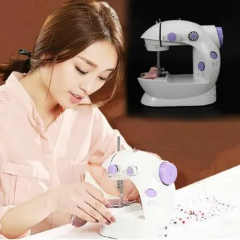 

Multifunction Electric Mini Sewing Machine Motor Household Desktop With Built-in Sewing Light Foot Pedal Sewing Parts Machines