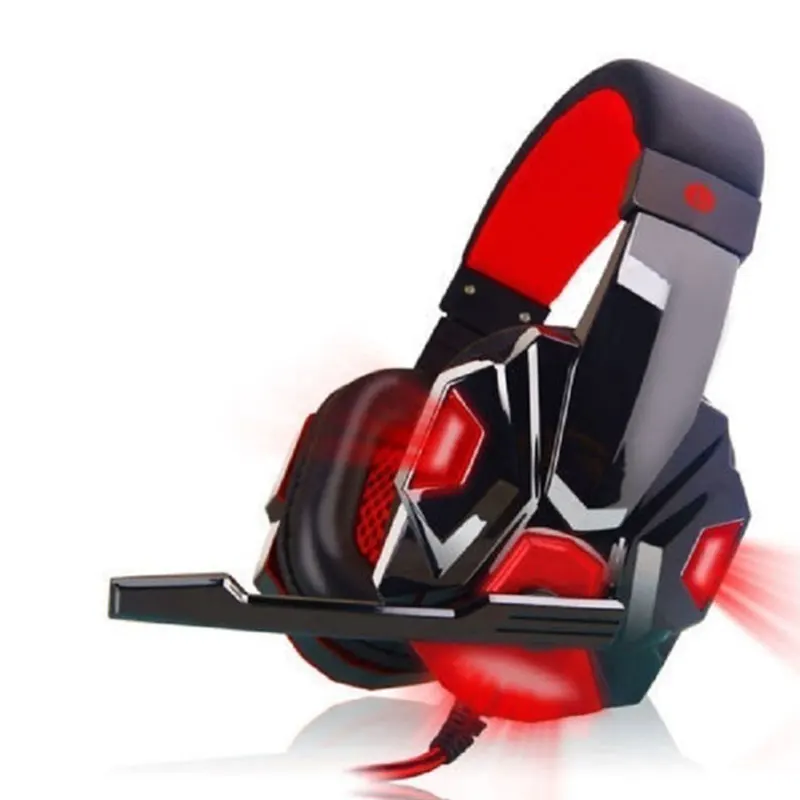 

Gaming Headset PC780 Noise-Cancelling WITH Mic LED Light Over-Ear Headphone Stereo Sound Earphone For Computer PC Gamer