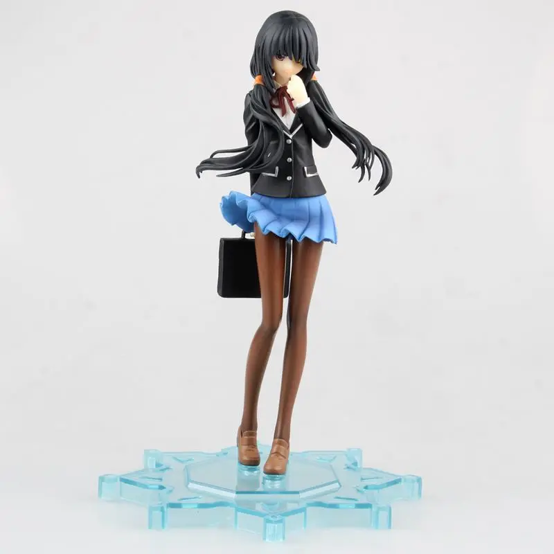 

Anime Date A Live Tokisaki Kurumi Nightmare School Uniforms Ver PVC Action Figure Collectible Model doll toy 16cm