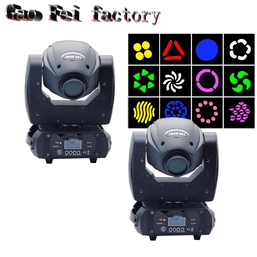 

New arrival led mini 60W 11 gobo with 3 facet prism effect led moving head spot DMX 512 dj 60W moving head