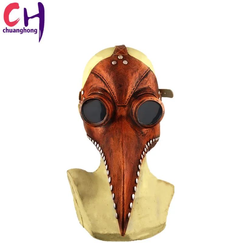 

Plague doctor Costum mask Beak Doctor Bird Steam Punk Mask Long Nose Cosplay Outfit Fancy Masks Gothic Retro Rock Halloween