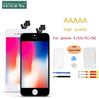 

FERISING 100% AAAA Original LCD Screen For iPhone 5S 5 SE 5C Screen LCD Display Digitizer Touch Module 5S SE Screens Replacement