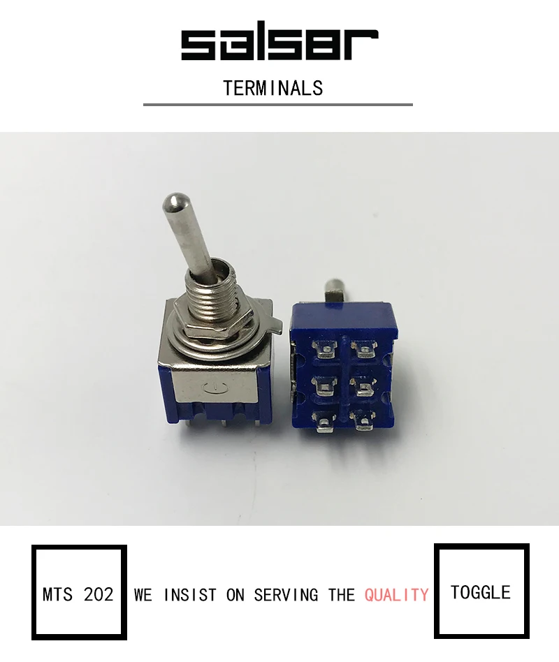 Toggle Switch 6A 125 v 3A 250
