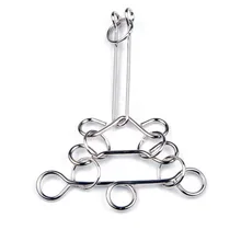 Мульти-образный Magic Metal Ring Puzzle интеллект пазл для Тренировки Мозга Игрушка Лидер продаж