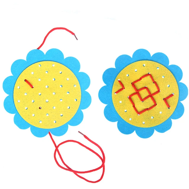 Flower Shaped Weave Cloth
