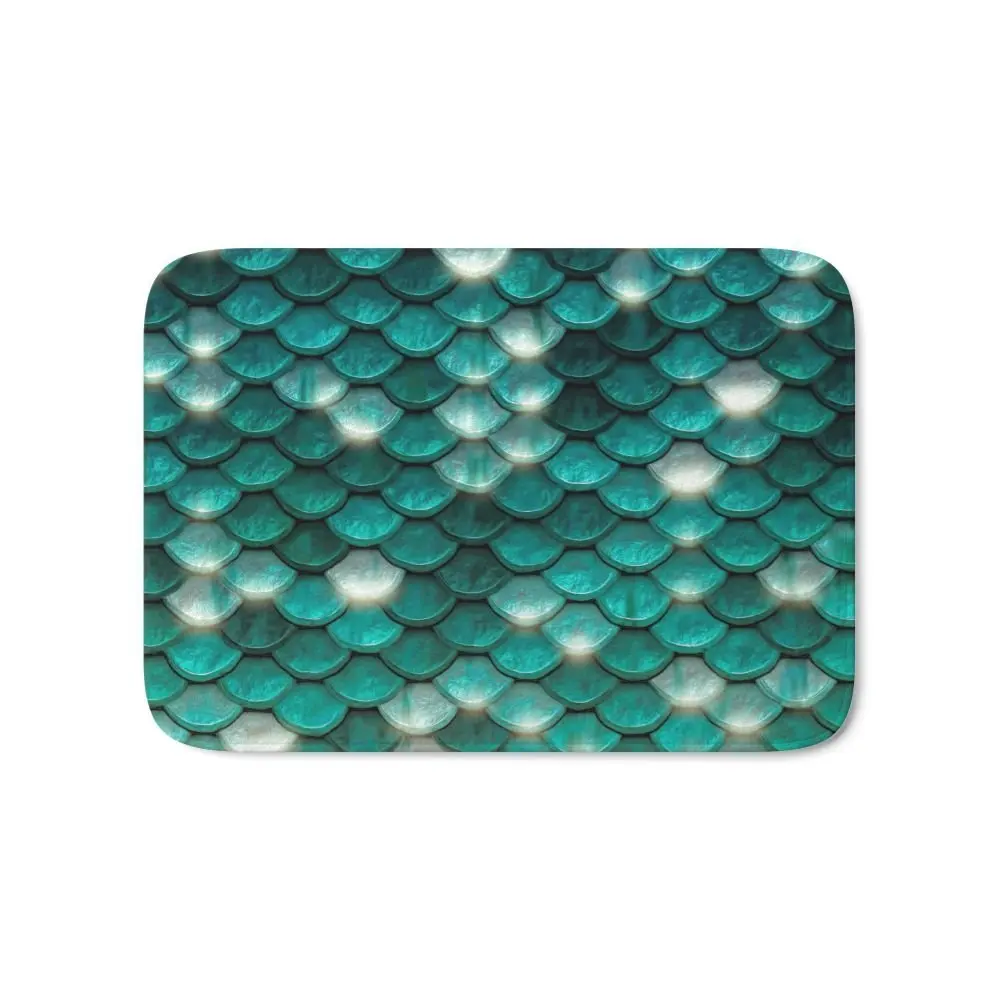 Бирюзовые сверкающие Русалочки блестящие Весы Mermaidscales On # печать на дверном