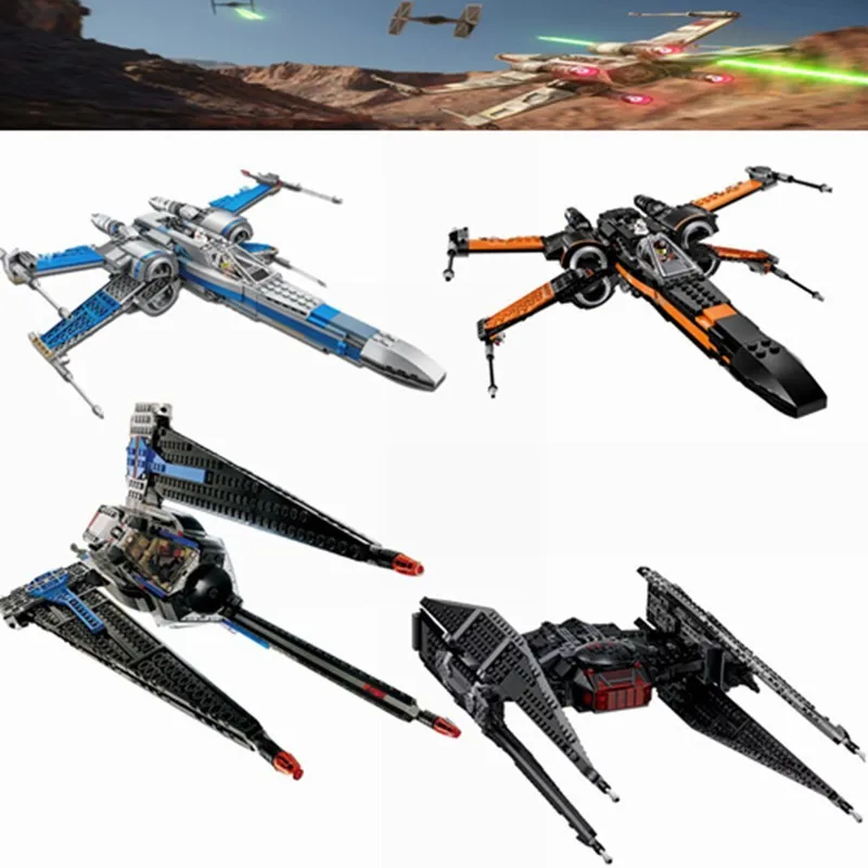 

Star Wars X-Wing Fighter Tracker I Fighter Model Building Kits Toys for Children Compatible Legoings Starwars Kits Kids Gifts
