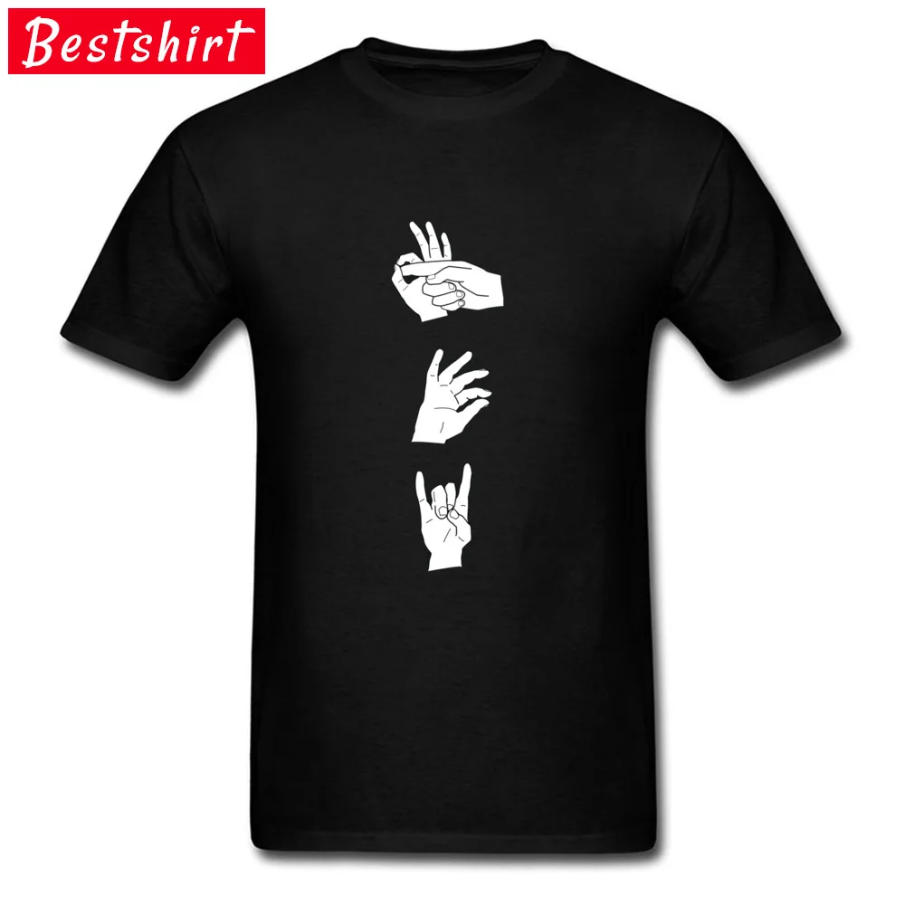 

Sex Drugs Rock n Roll Tshirt Hand Gesture Language Culture Design Printed On T Shirt For Men Hungarian The 1975 Tshirts