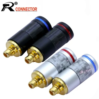 

10pcs/lot Carbon Fiber MMCX Male Plug Earphone Pin Plug Wire Connector for Shure ED5 SE535 Enthusiasts MMCX Jack Wholesales