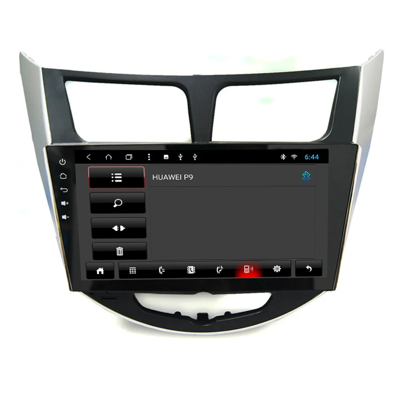 Discount YAZH 9.0 inch IPS Central Multimedia For Hyundai Verna Accent Solaris Android 8.1 Octa Core 2 din car player WIFI GPS Navigation 2