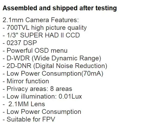 5,8 Г мини видео передатчик для FPV Racer и CCD 700TVL микро FPV камера 2,1 мм объектив для FPV гоночного дрона с высоким коэффициентом усиления антенны