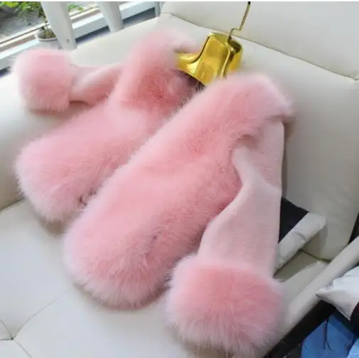 

children's jacket autumn winter 2019 outwear manteau hiver adolescente filles baby clothes coat for girls from natural fur S529