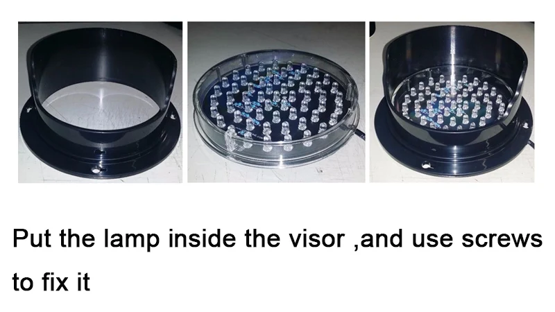 DC12V personalizado 100mm PC habitação Epistar LED